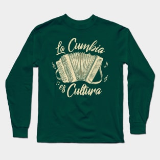 La Cumbia Es Cultura - vintage design Long Sleeve T-Shirt